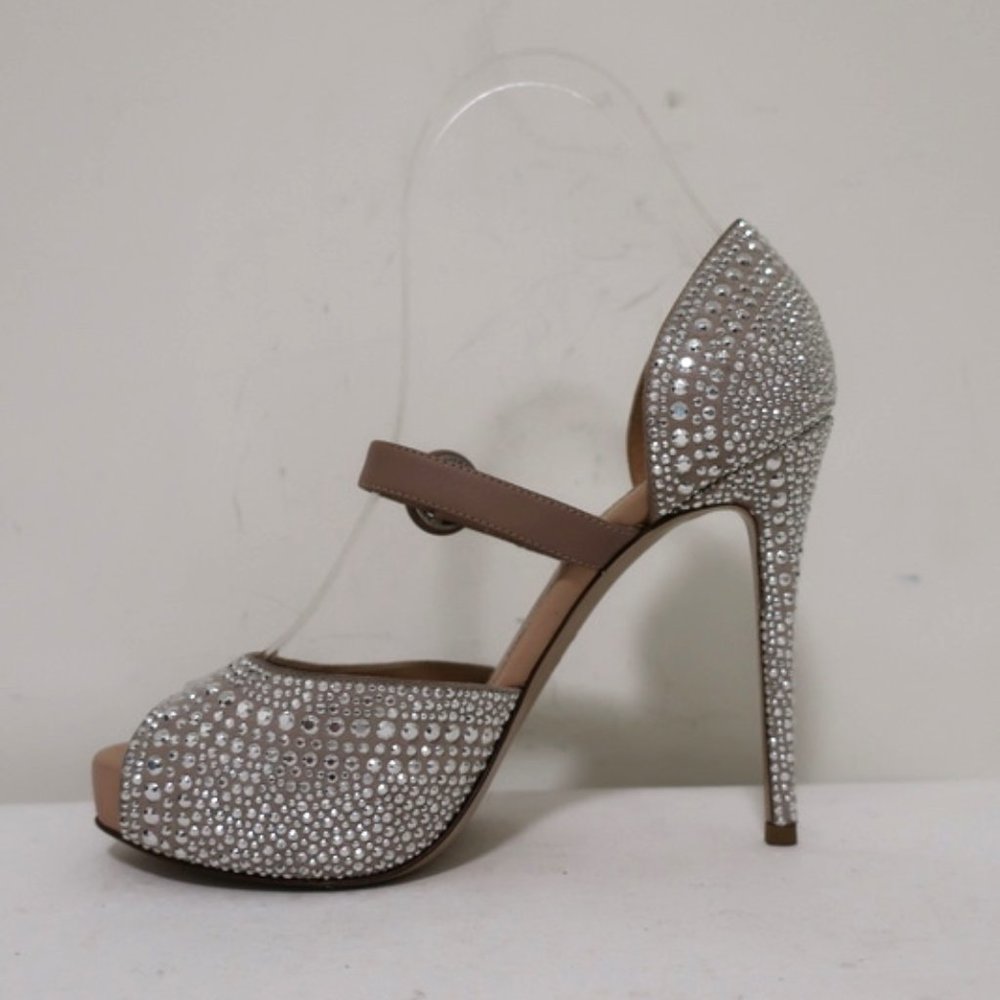 Valentino Microstud Mary Jane Pumps Size 35.5 - Picture 7 of 11